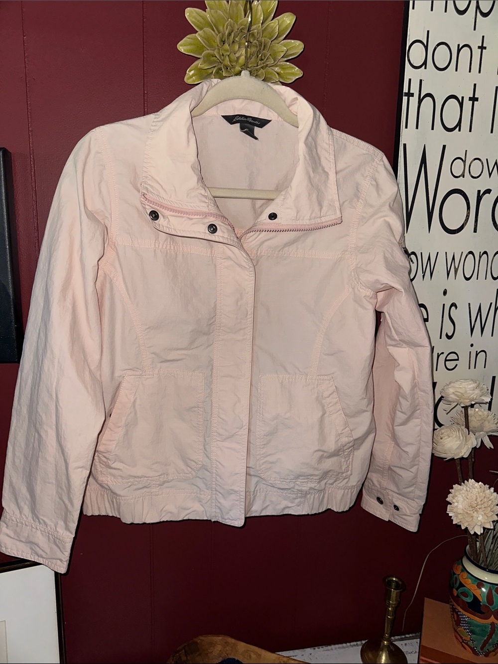 Eddie Bauer Pale Pink Women's Utility Jacket